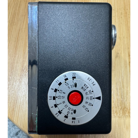 National Minitop Vintage Shoe Mount Flash Black Untested - Picture 2 of 12